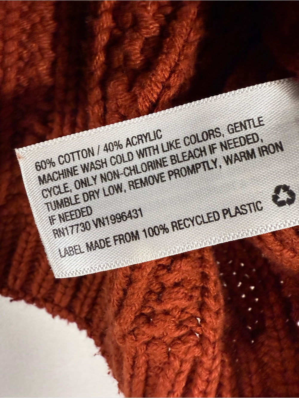 Universal Thread Rust Ribbed Crewneck Sweater - Picture 3 of 10